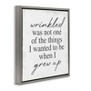 Stupell Industries Sassy Wrinkled Aging Phrase, 25" x 25" - 3 of 4