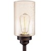 Franklin Iron Works Libby Industrial Modern 66" Tall Tree Floor Lamp with Smart Socket Oiled Bronze 3-Light Amber Glass for Living Room - 3 of 4
