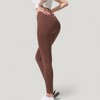 Anna-Kaci Active Women's High Waist Full Length Seamless Leggings with Contoured Fit - 2 of 4