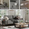 GustoWave Modern 80'' Sofa Couch - Loveseat Sofa with Cup Holders & Side Pockets, Deep Seat Sofa Couch for Living Room - 3 of 4