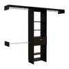 Depot E-Shop Closet System, One Drawer, Three Metal Rods, Five Open Shelves - 4 of 4