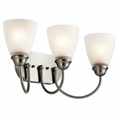 Kichler Lighting Jolie 3 - Light Vanity in  Brushed Nickel