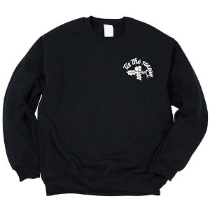 Simply Sage Market Women's Graphic Sweatshirt Tis The Season Holly Berries Mini - 1 of 4