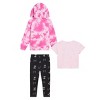 Minnie Mouse Big Girls 3 Piece Fleece Hoodie, T-Shirt and Pants Outfit Set - 2 of 3