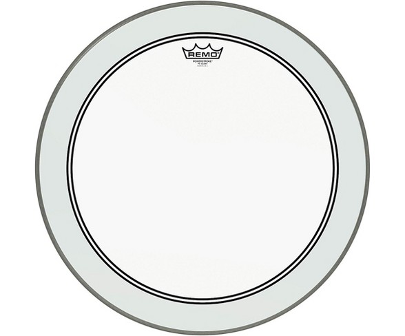 Remo Powerstroke 3 Clear Bass Drum Head with Impact Patch 22 in.
