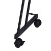 NicBex Music Studio Desk with Keyboard Tray Wooden Top & Metal Frame, Mobile with Caster Wheels for Home Studio - 4 of 4