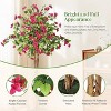 Artificial Bougainvillea Tree with Wood Trunk - Realistic Pink Bloom Faux Plant for All-Weather Indoor/Outdoor Decor - 3 of 4