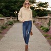 Anna-Kaci Women's High Pile Fleece Pullover with Half Zip Front and Long Sleeves - 4 of 4