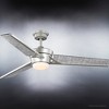 Urban Ambiance Luxury Modern Ceiling Fan 15''H x 56''W,  Hand-Painted Silver Finish,  Melbourne Collection, UHP9252 - 4 of 4