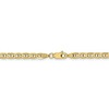 Black Bow Jewelry 3.75mm 10k Yellow Gold Solid Concave Anchor Chain Bracelet - 2 of 4