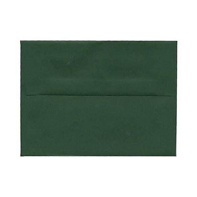 JAM Paper A2 Invitation Envelopes 4.375 x 5.75 Dark Green 1512744