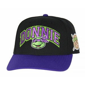 Nickelodeon Mens' Teenage Mutant Ninja Turtles Embroidered Snapback Hat - 1 of 4