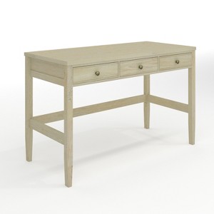 Martha Stewart Rhett Home Office 3 Drawer Desk with Tapered Legs - 1 of 4