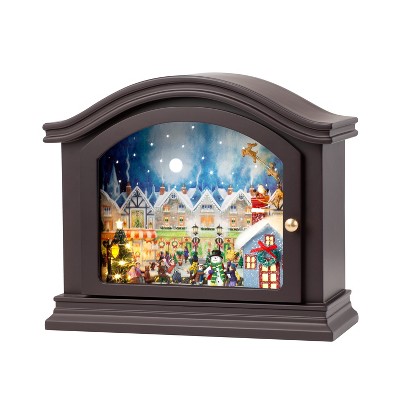 Mr. Christmas Animated LED Mantel Music Box Christmas Decoration