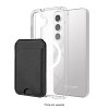 SaharaCase Venture Wallet for Galaxy S25+  Shock Absorbing Clear/Scorpion Black (CP00756) - 3 of 4