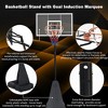 RISOKEYS Portable Basketball Hoop for Youth Adults & Professional Match,Adjustable Height 8.04 ft to 10.01 ft,44 inch Backboard with Rebound System - 4 of 4