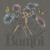 Juniors Womens Bambi Floral Sketch Sweatshirt - image 2 of 4