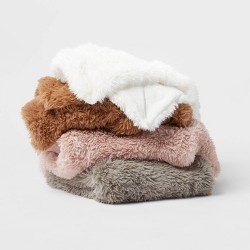 Project 62 Texture Faux Fur Throw Blanket Pink 60 X 50 in for sale online 