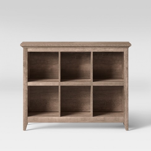 37 2 Carson 6 Bin Organizer Bookcase Rustic Threshold Target
