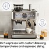 Chefman Crema Supreme Espresso Machine with Conical Burr Grinder and Steam Wand – Stainless Steel - 2 of 4