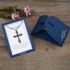 Anna-Kaci Gunmetal Crystal Cross Necklace with Message Card & Envelope Jewelry Gift - 4 of 4