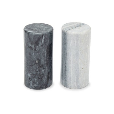 marble salt and pepper shakers