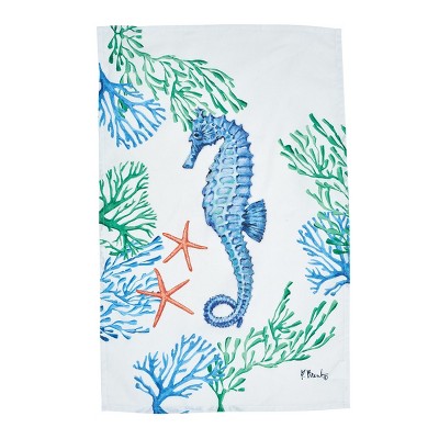 C&F Home Clearwater Sealife Printed Cotton Flour Sack Kitchen Towel