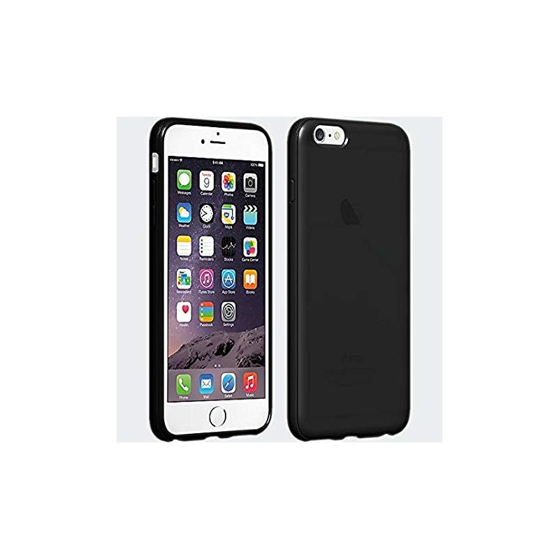 Verizon High Gloss Silicone Case for Apple iPhone 6 Plus / 6S Plus - Black, 1 of 2