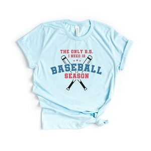 Simply Sage Market Women's Baseball Season Bats Short Sleeve Graphic Tee - 1 of 3