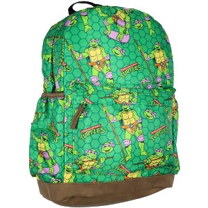 TMNT Backpack Nickelodeon Teenage Mutant Ninja Turtles Mayhem Character Kids School Bookbag - 1 of 4