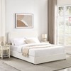 TiramisuBest Twin Size Bed Frame with Side Bookshelves, Two Drawers, and Built-in USB Port, Natural Color - 2 of 4