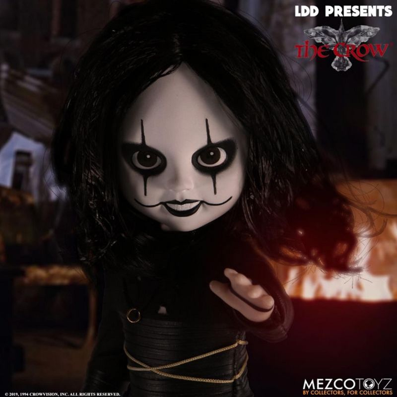 Mezco Toyz Living Dead Dolls Presents The Crow | 10 Inch Collectible Doll, 5 of 10