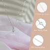 Sterling Silver Star Necklace Tiny Cubic Zirconia North-Star Charm Pendant Necklace - 3 of 4