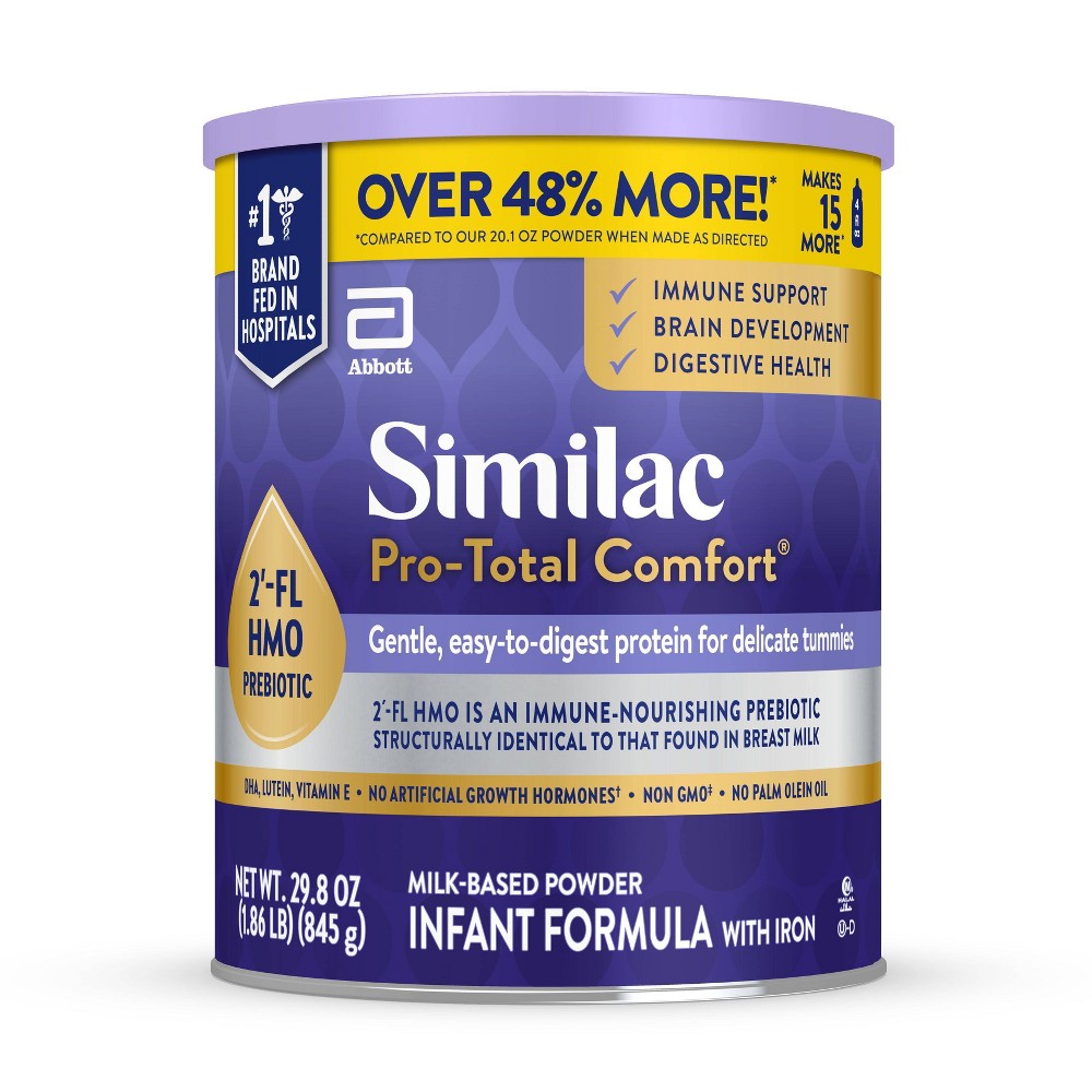 Similac Pro-Total Comfort Non-GMO Powder Infant Formula - 29.8oz