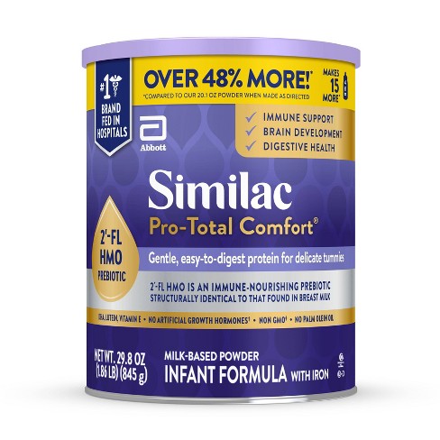 Similac Pro-total Comfort Non-gmo Powder Infant Formula - 29.8oz : Target