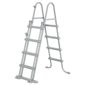 Bestway Flip & Lock – 48" Pool Ladder for Above Ground Pools, Anti-Slip Steps - 1 of 4