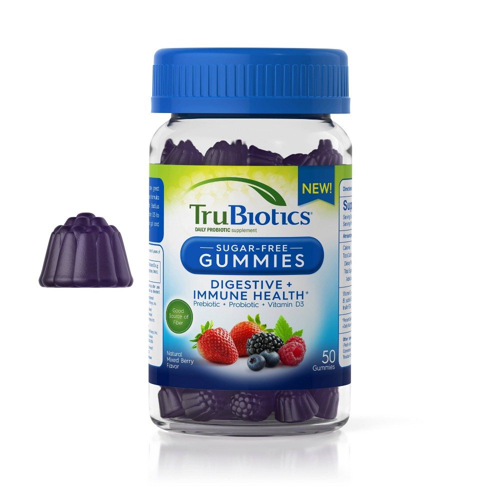 Photos - Vitamins & Minerals TruBiotics Sugar Free Adult Gummies - 50ct