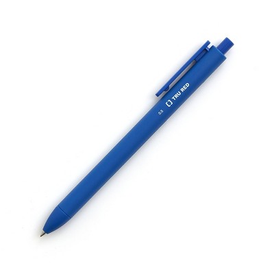 TRU RED Retractable Quick Dry Gel Pens Fine Point 0.5mm Blue DZ TR54490
