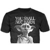 Seven Times Six Harry Potter Dobby Shall Not Harm Mens Black T-shirt - 3 of 3