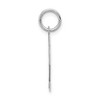 Black Bow Jewelry 14k White Gold, Jersey Collection, Small Number 22 Pendant - 2 of 4