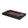 Cheung's Aelon Set of 3 Vinyl Faux Alligator Skin Wood Trays - 3 of 4