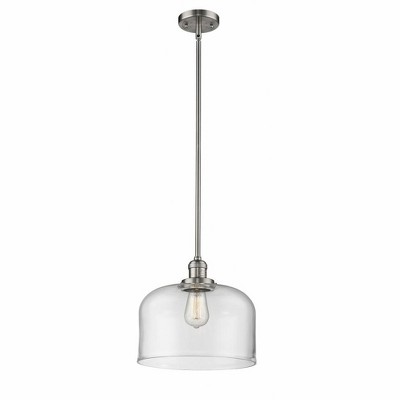 Bell - 1 Light Mini Pendant In Industrial Style-13 Inches Tall and 12 Inches Wide