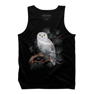 Men's Design By Humans Snowy By littleclyde Tank Top