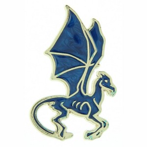 Harry Potter Wizarding World Thestral Broche Brooch Golden Enamel Pin - 1 of 4