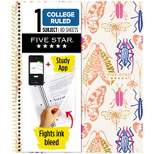 Five Star 80 Sheet College Ruled Notebook Nature Lover Bugs