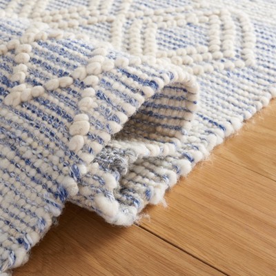 Ivory Coast Elegance Handwoven Wool 6' Square Area Rug