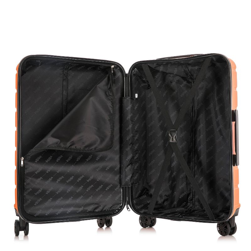 InUSA Trend Lightweight Hardside Medium Checked Spinner Suitcase , 4 of 8