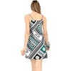 LA LEELA Women's Vacay Beach Summer Beachwear Dress Honeymoon Nightshirts Mini Slip Nighty - 3 of 4
