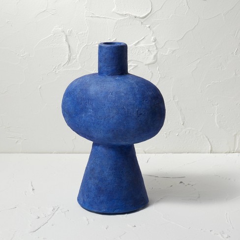 Ceramic Figural Vase Blue - Opalhouse™ designed with Jungalow™ - image 1 of 3