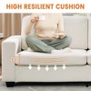 3 Seater Sofa with Deep Seats - Comfortable Cloud Couch, Upholstered Sofa, Compact Living Room, Bedroom, Office - 4 of 4
